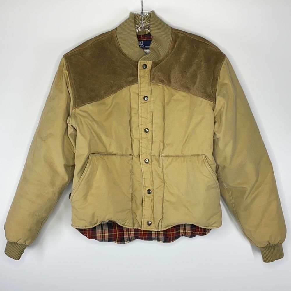 Vintage Polo Ralph Lauren Down Lined Puffer Jacket Size Medium